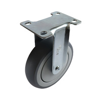 Easyroll 125mm Grey Rubber G6 Series Castors 130kg 1PC