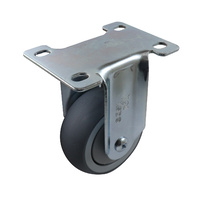 Easyroll 75mm Grey Rubber G6 Series Castors 90kg 1PC