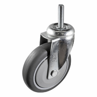 Easyroll 150mm Grey Rubber G6 Series Castors 130kg 1PC