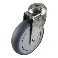 Easyroll 100mm Grey Rubber G7 Series Castors 100kg 1PC