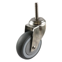 Easyroll 100mm Grey Rubber G7 Series Castors 100kg 1PC