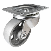 Easyroll 100mm Cast Iron I2 Series Castors 225kg 1PC