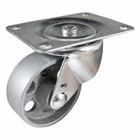 Easyroll 75mm Cast Iron I2 Series Castors 115kg 1PC