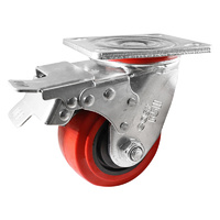 Easyroll 100mm Urethane J2 Series Castors 280kg 1PC