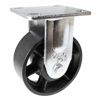 Easyroll 125mm Cast Iron J2 Series Castors 410kg 1PC