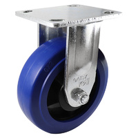 Easyroll 150mm Blue Elastic Rubber J2 Series Castors 300kg 1PC