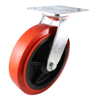 Easyroll 200mm Urethane J3 Series Castors 400kg 1PC