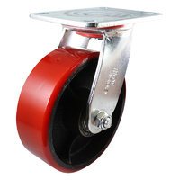 Easyroll 150mm Urethane on Cast Iron J3 Series Castors 410kg 1PC