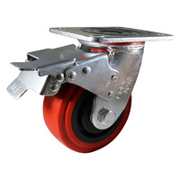 Easyroll 125mm Urethane J3 Series Castors 340kg 1PC