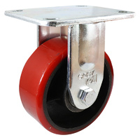 Easyroll 100mm Urethane on Cast Iron J3 Series Castors 320kg 1PC