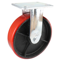 Easyroll 200mm Urethane on Cast Iron J3 Series Castors 600kg 1PC