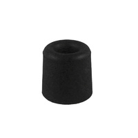 Adoored Round Rubber Door Stop 30mm(H) BLK 1PC