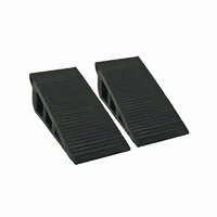 Adoored Rubber Door Wedge 25mm(H) BLK 2PCS