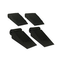 Adoored Rubber Window Wedge 10mm(H) BLK 4PCS