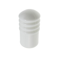 Adoored Cushion Door Stop 63mm(L) Plastic WHT 1PC