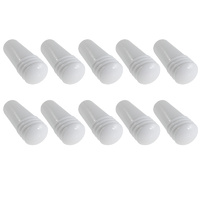 Adoored Cushion Door Stop 100mm(L) Plastic WHT 10P