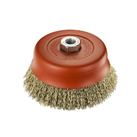SIT Brass Crimped Cup Brush- 100mm x M14 1PC