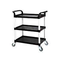 Easyroll 250kg Three Tier Plastic Trolley 1PC