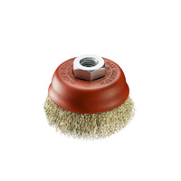 SIT Brass Crimped Cup Brush- 75mm x M14 1PC