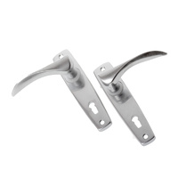 Adoored Lever Latch Set Satin Chrome