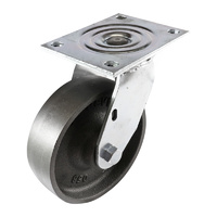 Easyroll 150mm Cast Iron TG Series Castors 600kg 1PC