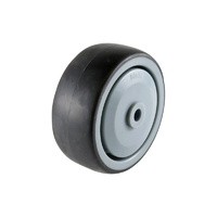 Easyroll 80mm Grey Rubber Wheel Precision Bearings