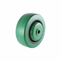 Easyroll 100mm Green Reflex Rubber Wheel Precision