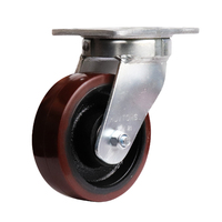 Easyroll 150mm Urethane on Cast Iron Swivel 
