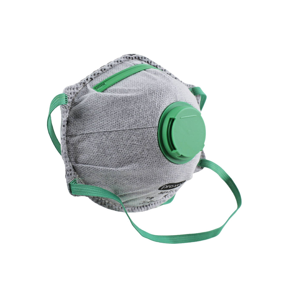 Proval P2 Disposable Respirator Face Mask with Valve & Carbon Filter