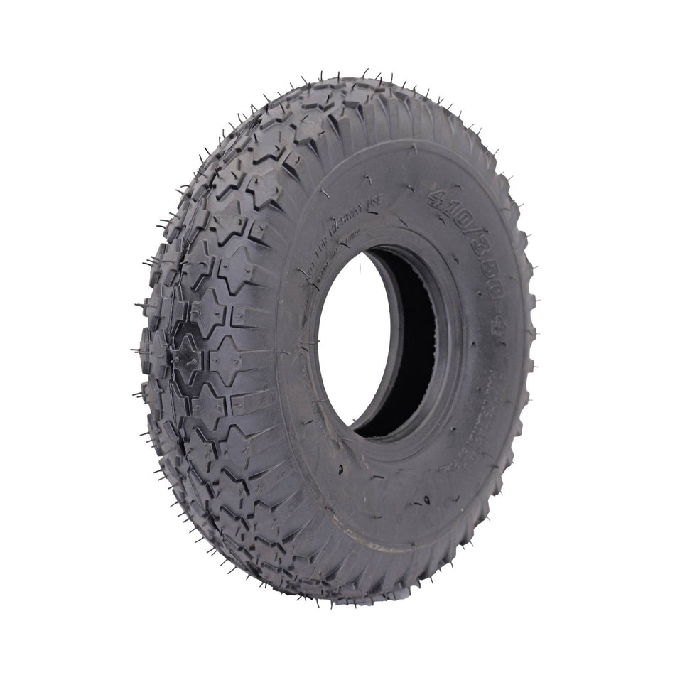 Easyroll 3.50x4'' Pneumatic Black Rubber Wheel Spare 160kg