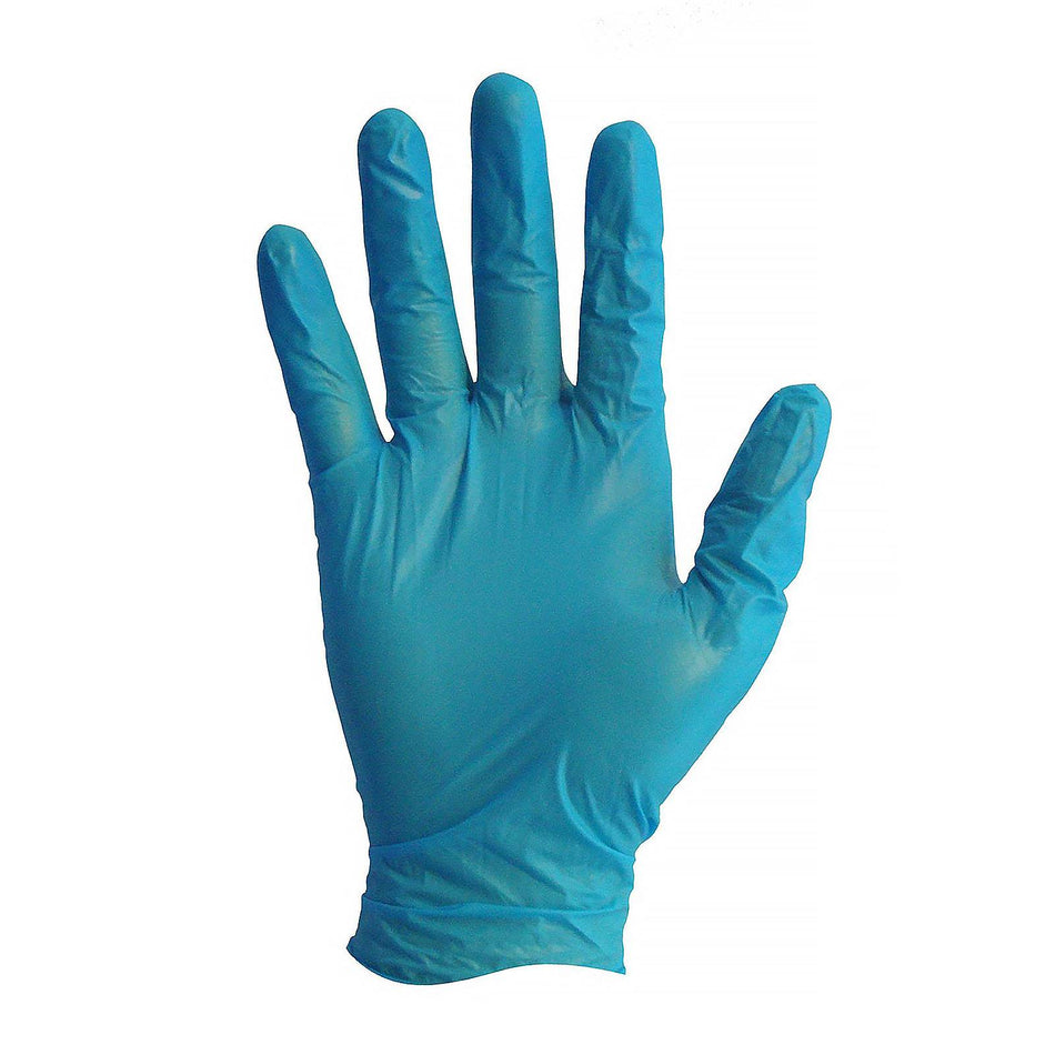 Proval Stretch Blues PF Vinyl Examination Glove