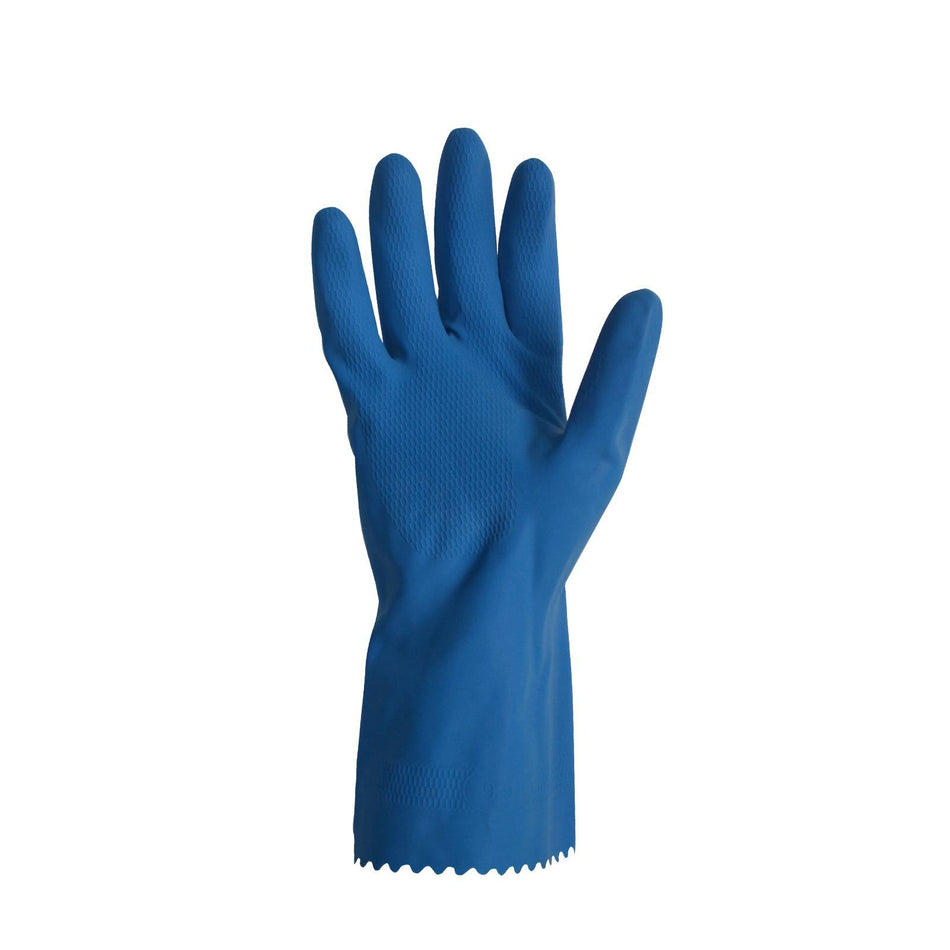 Proval Thrifty Blues Silver Lined Rubber Glove