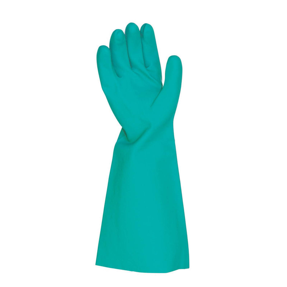 Proval Nitrile 46's Elbow Length Heavy Duty Green Nitrile Glove