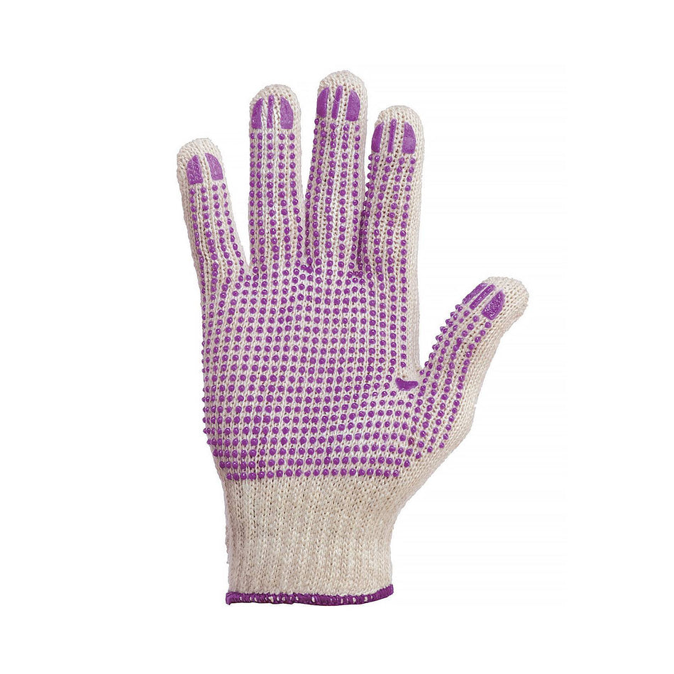 Proval Poly D Poly Cotton PVC Dots Glove