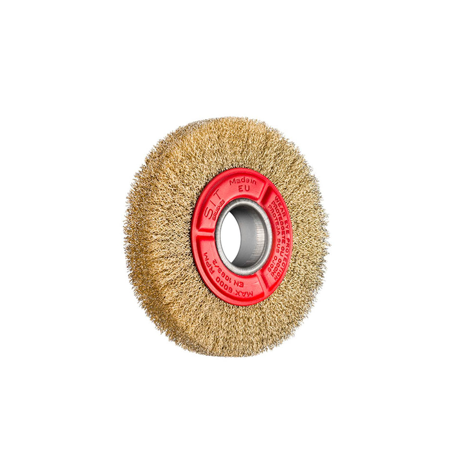 SIT Brass Crimped Wire Wheel 150mm x 27mm