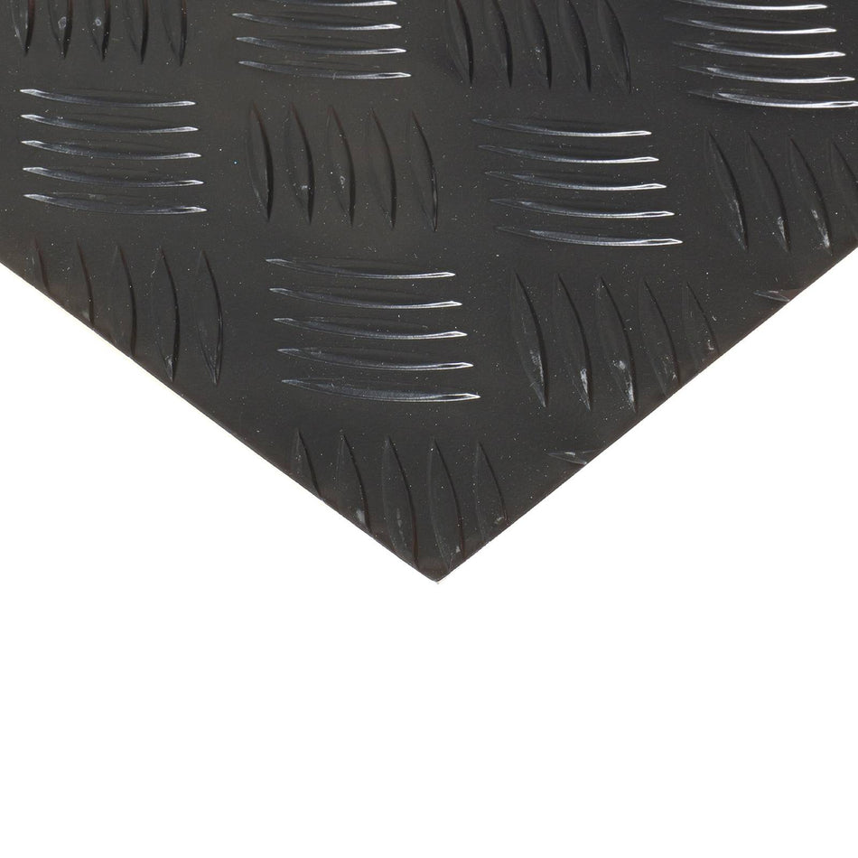 Metal Mate 300 x 600 x 2mm Black Aluminium Tread Plate