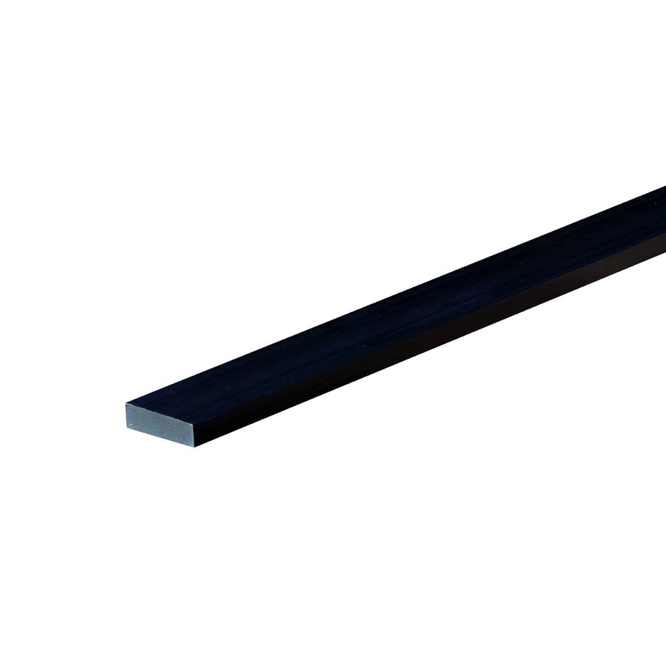Metal Mate 25 x 3mm x 1m Black Aluminium Flat Bar