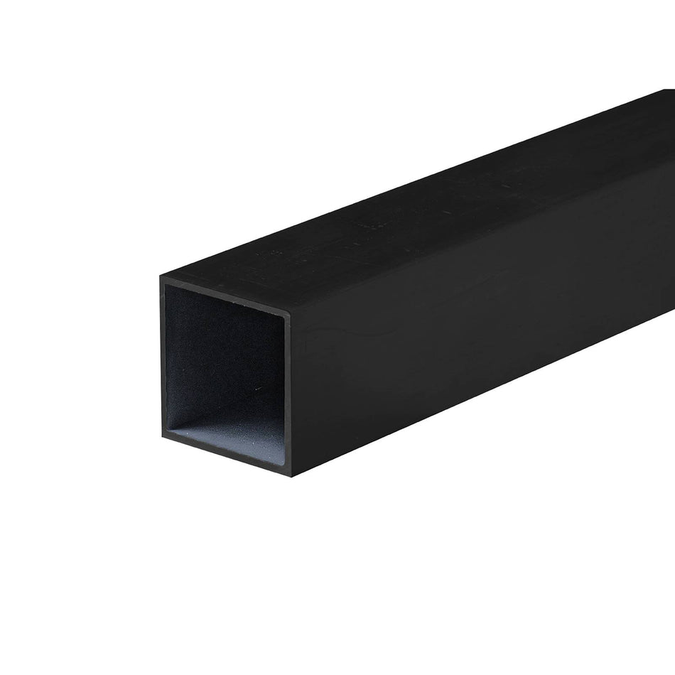Metal Mate 25.4 x 25.4 x 1mm x 3m Black Aluminium Square Tube