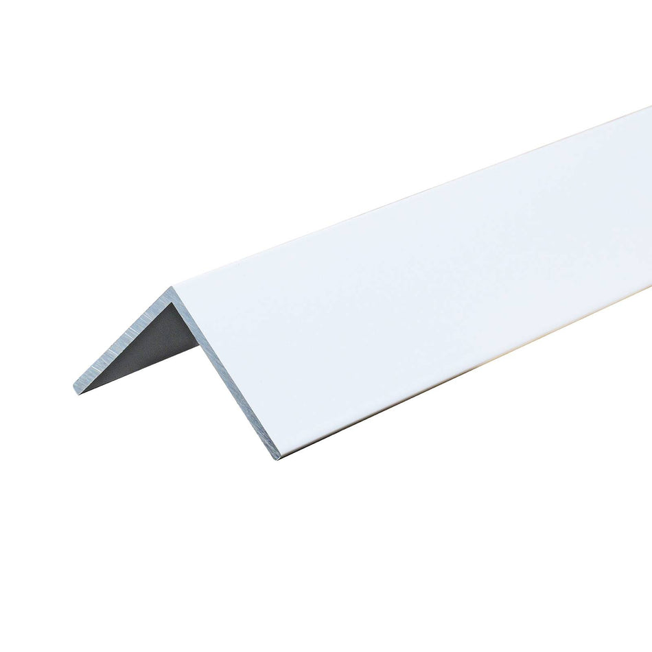 Metal Mate 50 x 50 x 3mm x 1m White Aluminium Equal Angle