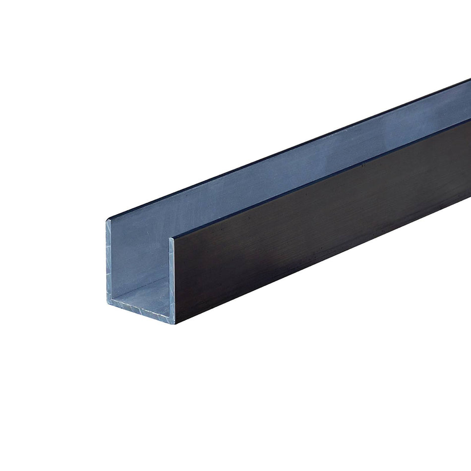 Metal Mate 16 x 16 x 1.5mm x 3m Black Aluminium Channel