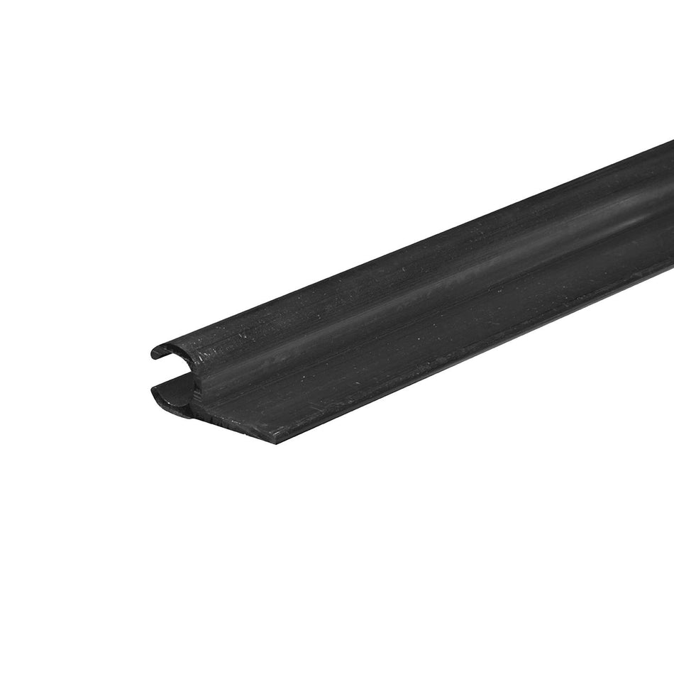 Metal Mate 27.95 x 12.7 x 1.7mm x 3m Black Aluminium Section Sail Track