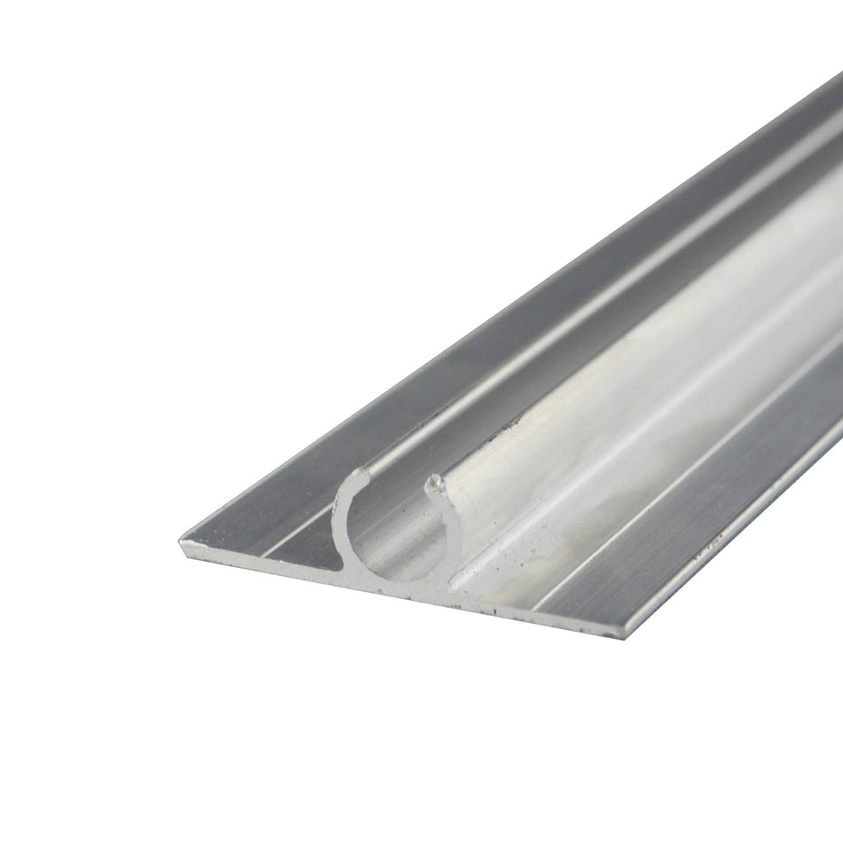 Metal Mate 43 x 11.36mm x 3m Aluminium Double Flange Rope Track