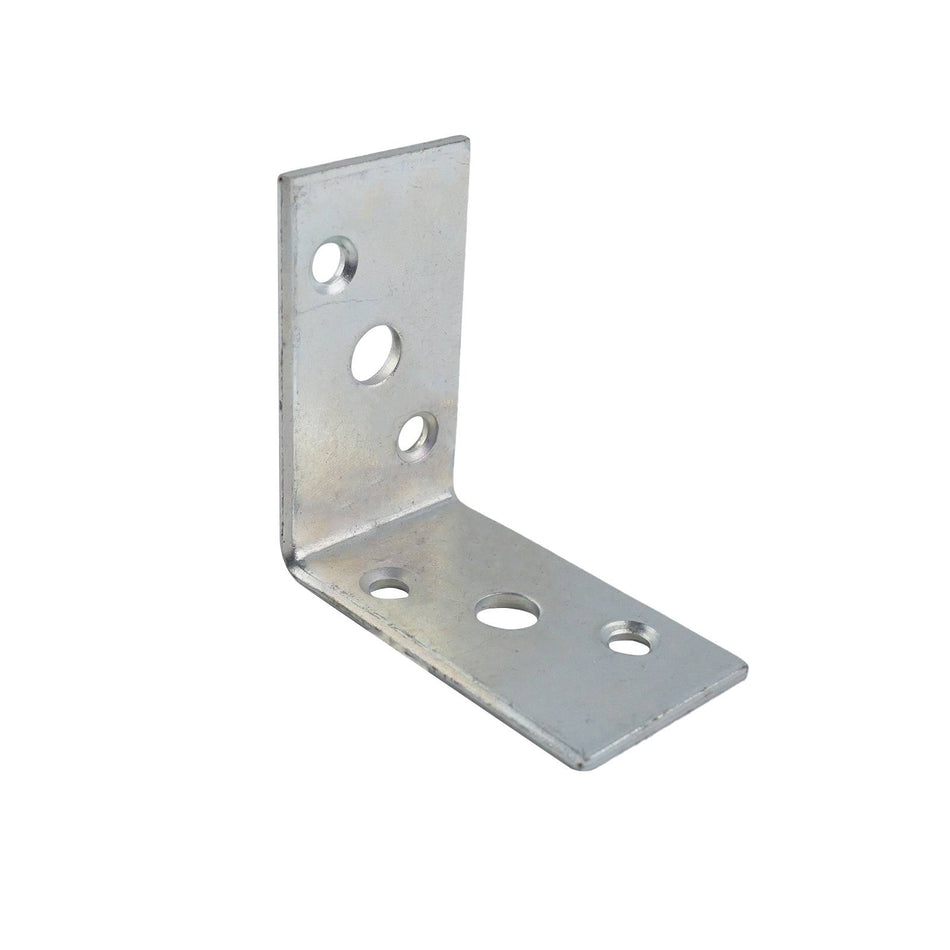 Carinya 75 x 75 x 40 x 3.5mm Zinc Plated Heavy Duty Reinforcing Angle Bracket