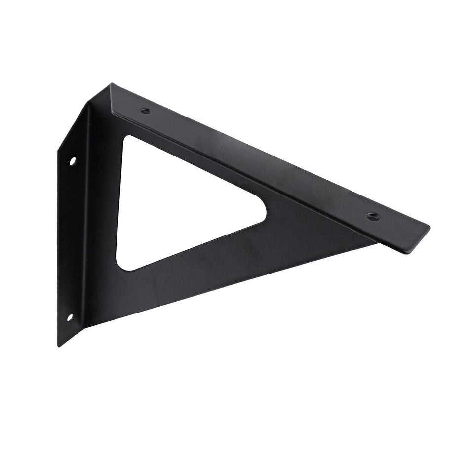 Carinya 190 x 190mm Black Triangle Stayed Bracket