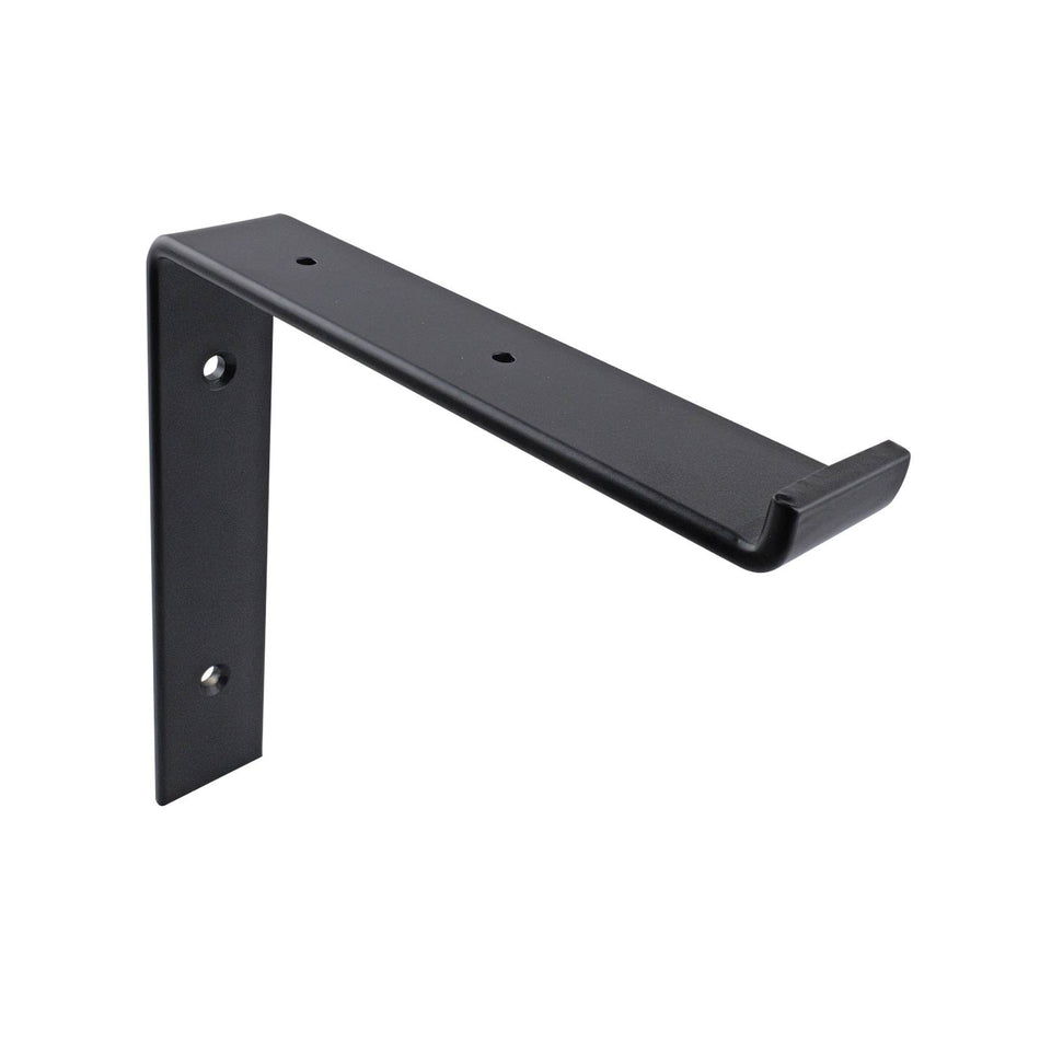 Carinya 185 x 185mm Black Lipped Angle Bracket
