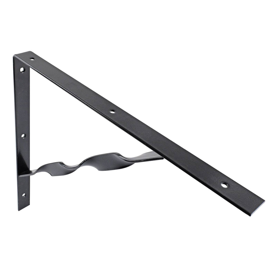 Carinya 400 x 350mm Black Heavy Duty Twisted Stay Bracket