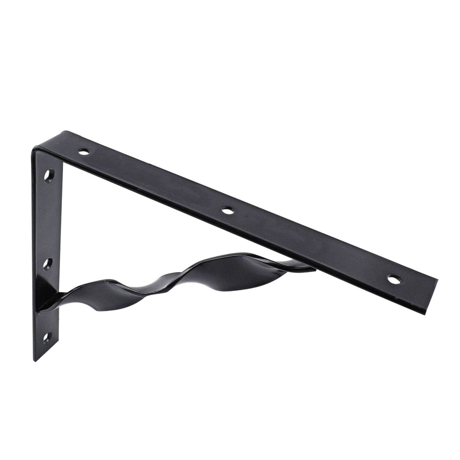 Carinya 250 x 200mm Black Heavy Duty Twisted Stay Bracket