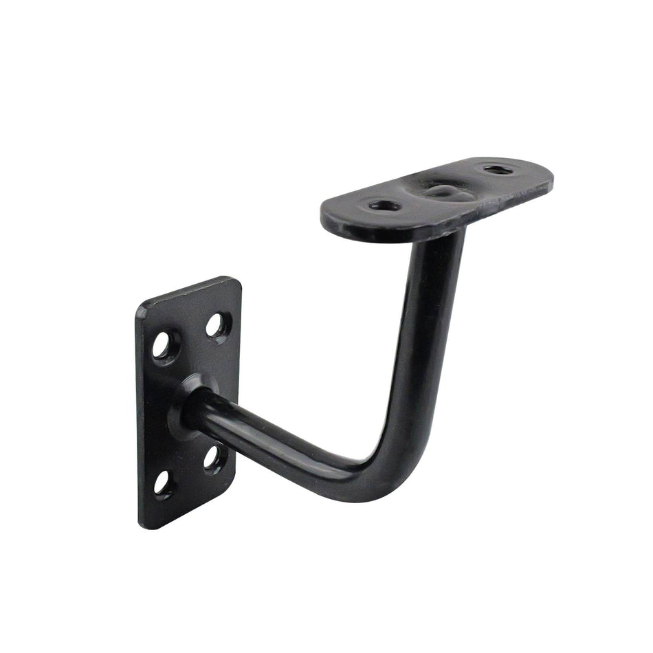 Carinya 144 x 70 x 95mm Black Flat Top Angle Handrail Bracket