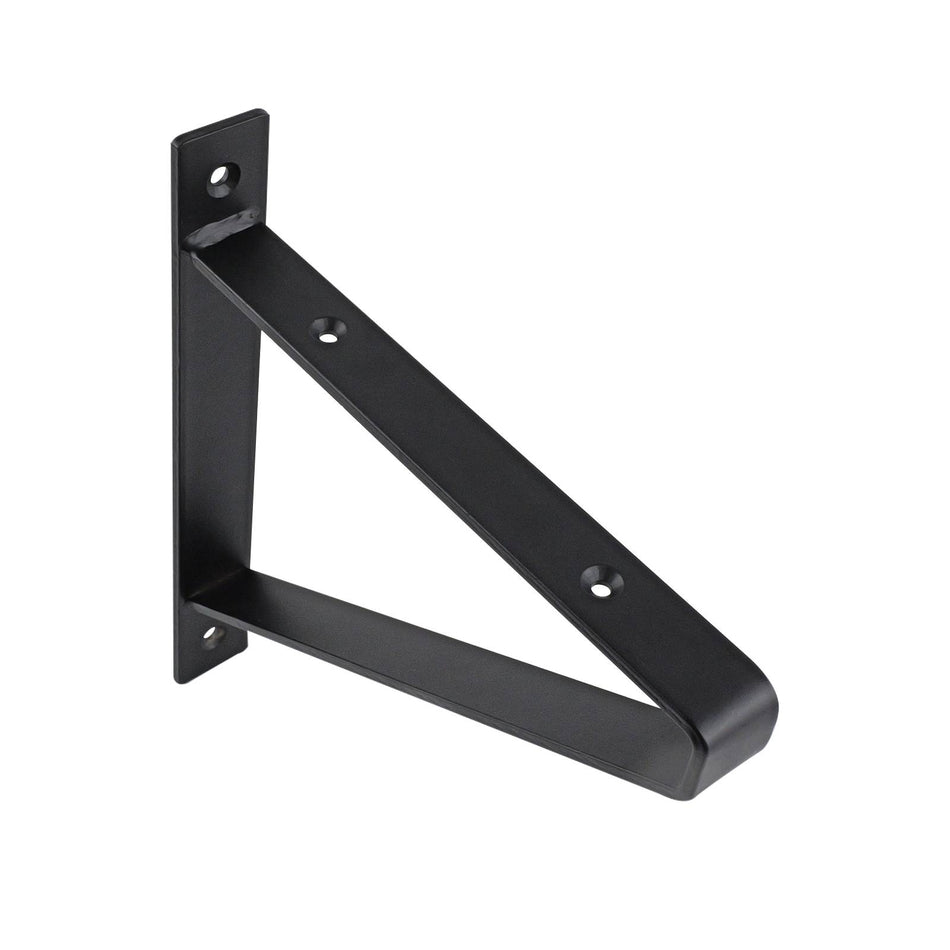 Carinya 210 x 185mm Black Exposed Triangle Stayed Bracket