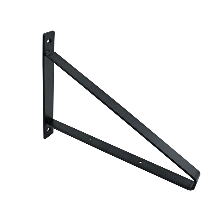 Carinya 285 x 210mm Black Exposed Triangle Stayed Bracket